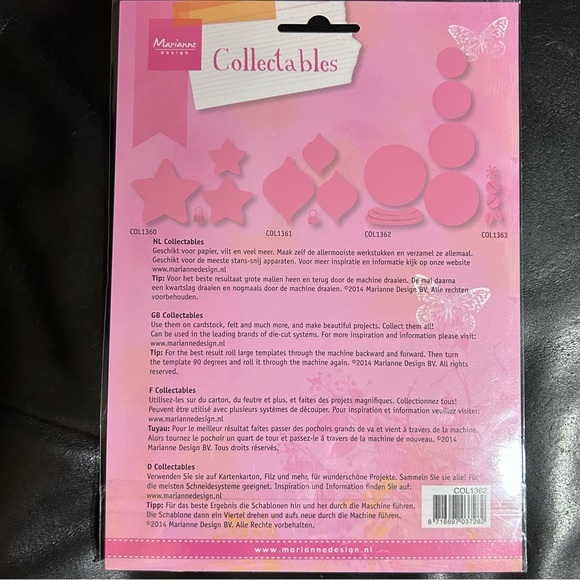 Marianne Design collectables SNOW GLOBE 6 pcs dies - Picture 3 of 6